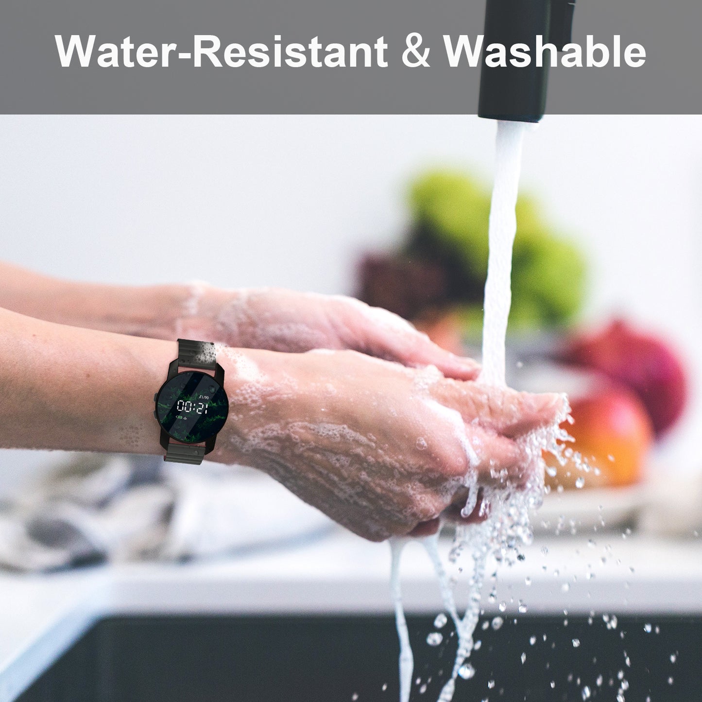 Water-Resistant & Washable